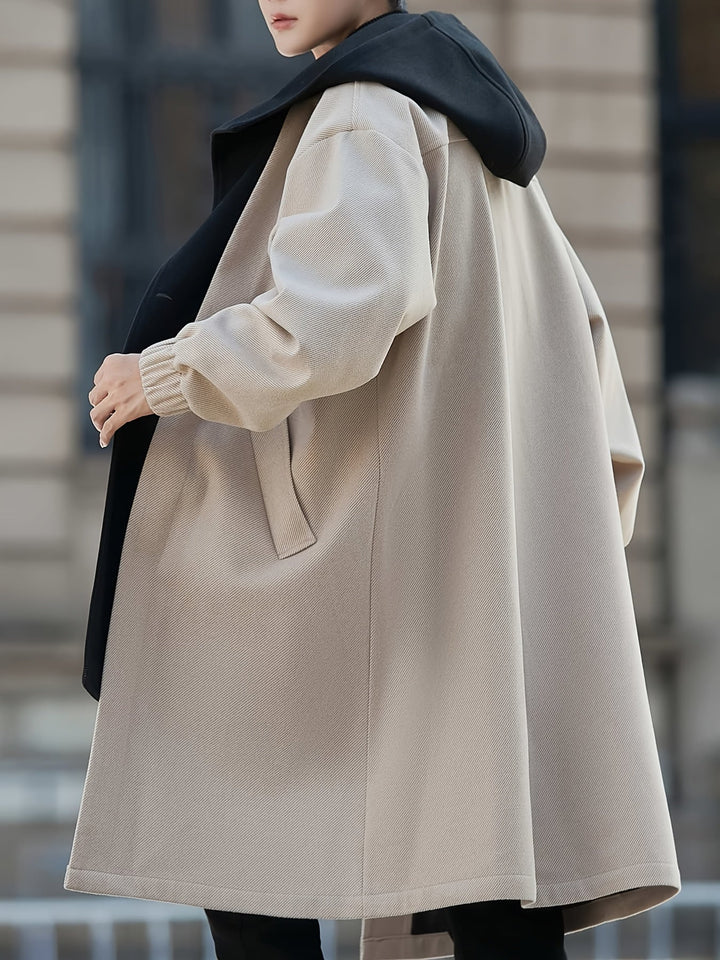 VERNON - LAYERED COLLAR HOODED COAT 3