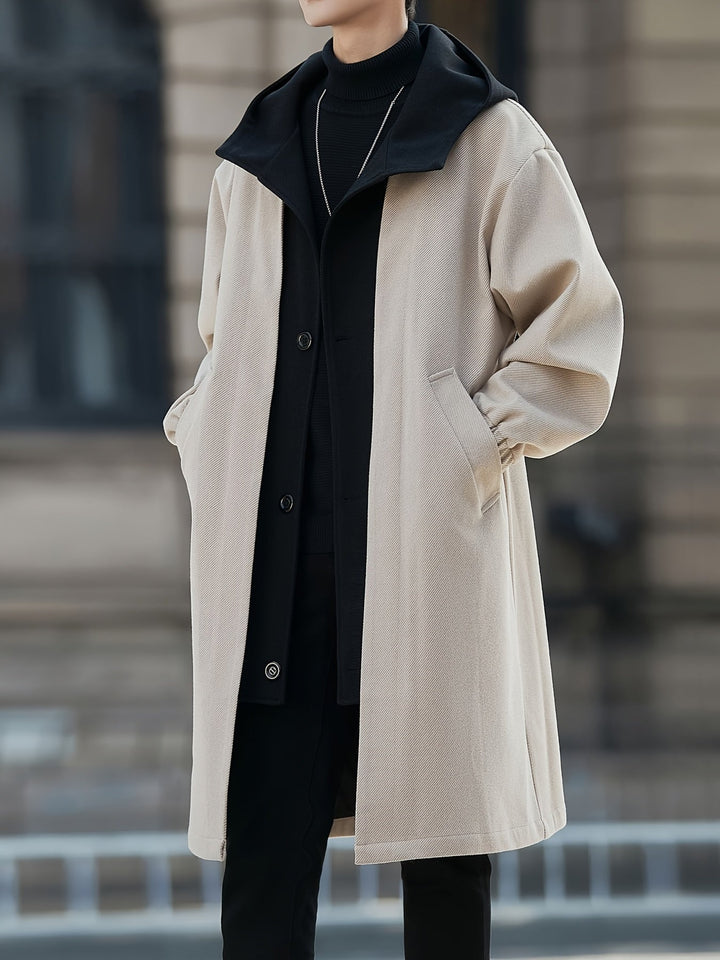 VERNON - LAYERED COLLAR HOODED COAT 4