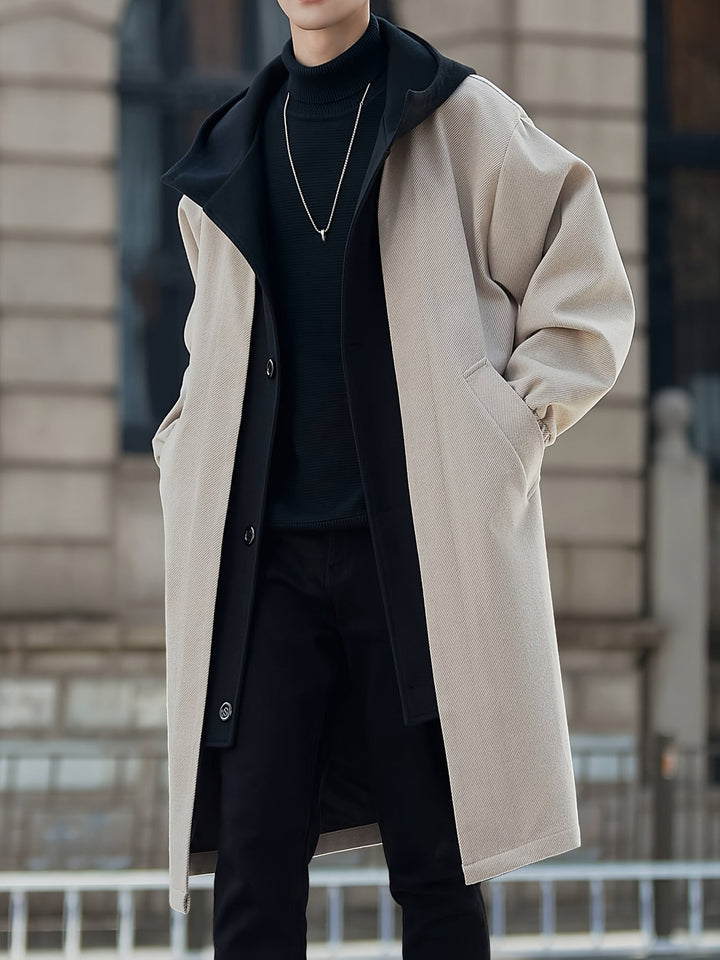 VERNON - LAYERED COLLAR HOODED COAT 6