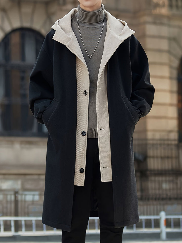 VERNON - LAYERED COLLAR HOODED COAT 7