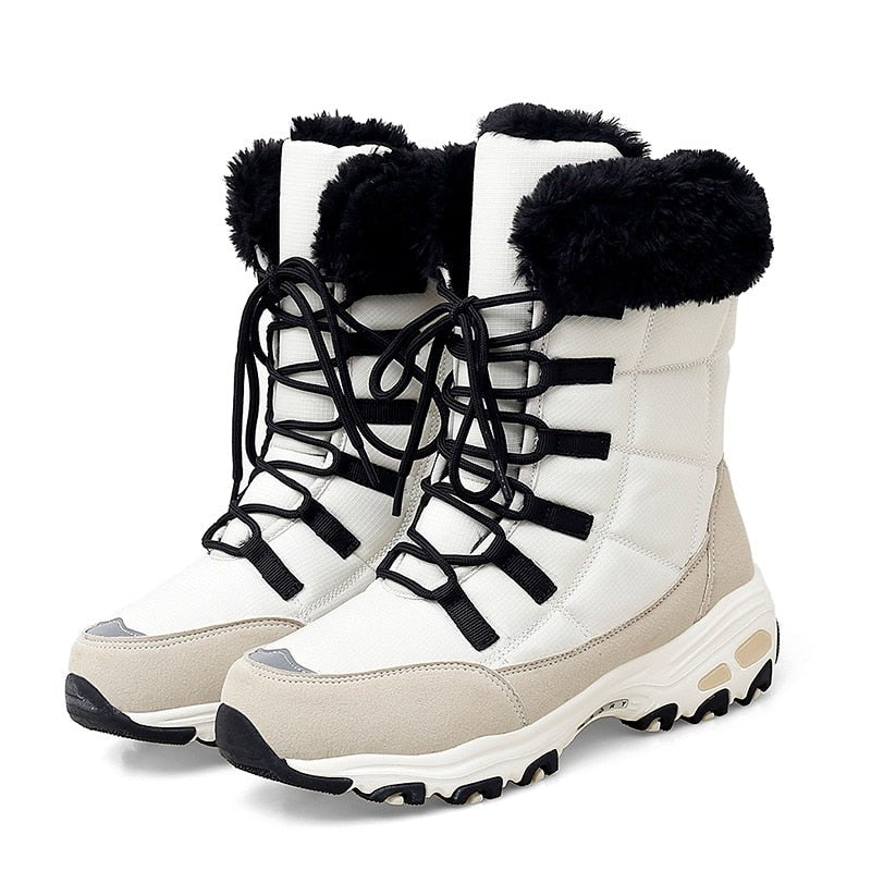 VICTOIRE | WOMEN'S SNOW BOOTS WINTER FUR LINED WATERPROOF 12