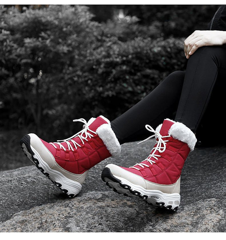 VICTOIRE | WOMEN'S SNOW BOOTS WINTER FUR LINED WATERPROOF 9