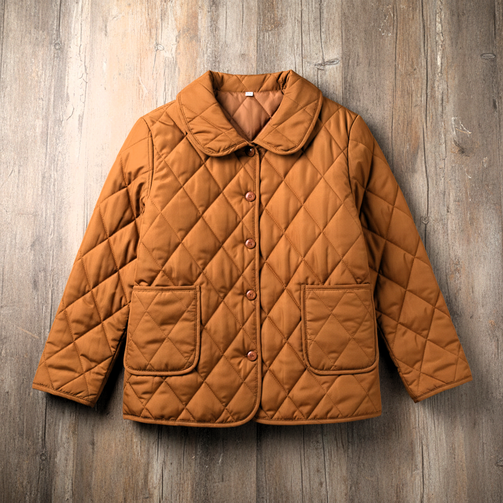 VIOLAINE | WOMEN'S QUILTED BUTTON UP BARN JACKET 6
