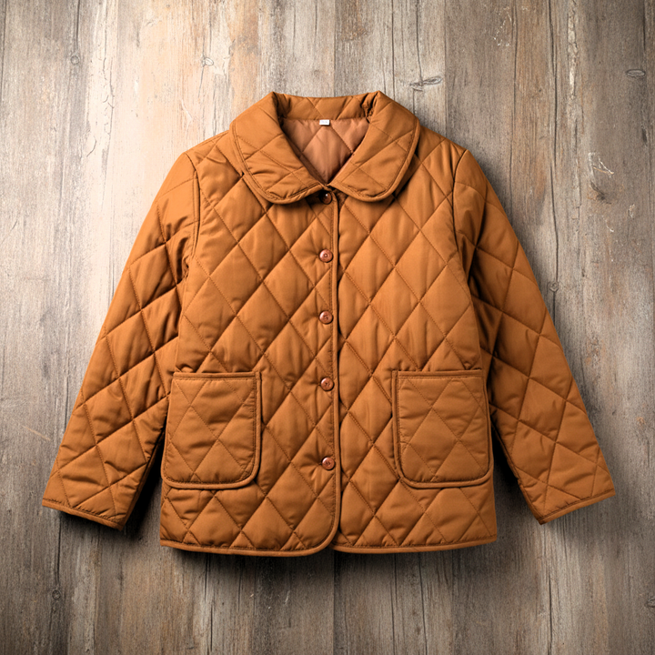 VIOLAINE | WOMEN'S QUILTED BUTTON UP BARN JACKET 6