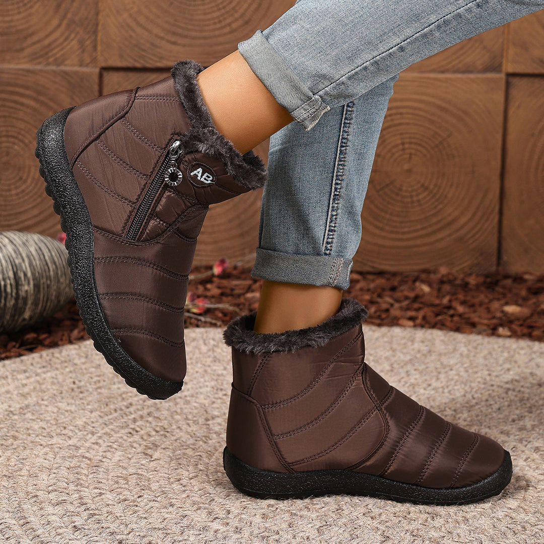 VIOLETTE | WOMEN'S ORTHOPEDIC FUR LINED ANKLE BOOTS WINTER WATERPROOF 4