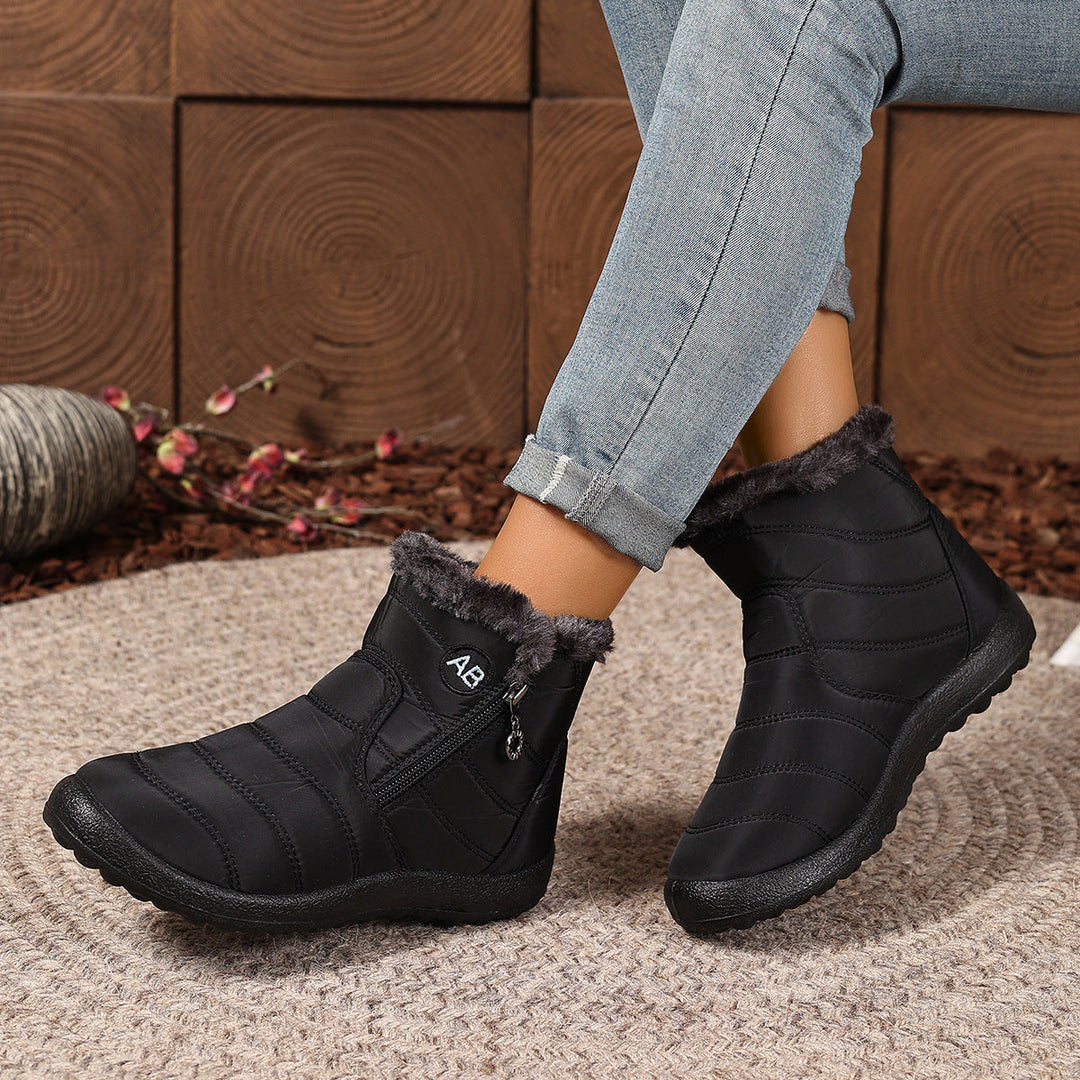 VIOLETTE | WOMEN'S ORTHOPEDIC FUR LINED ANKLE BOOTS WINTER WATERPROOF 7