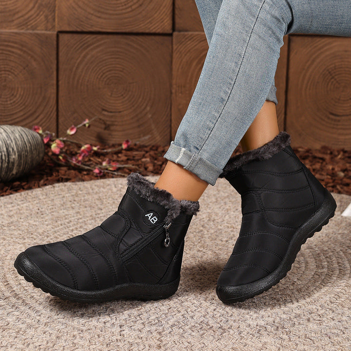 VIOLETTE | WOMEN'S ORTHOPEDIC FUR LINED ANKLE BOOTS WINTER WATERPROOF 7