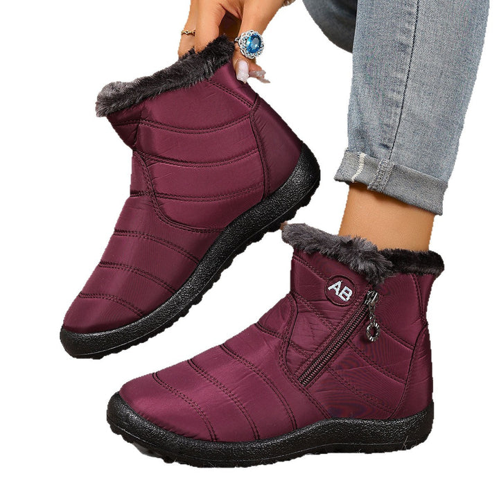 VIOLETTE | WOMEN'S ORTHOPEDIC FUR LINED ANKLE BOOTS WINTER WATERPROOF 9