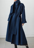 Viviane | Women's Wool Maxi Scarf Coat