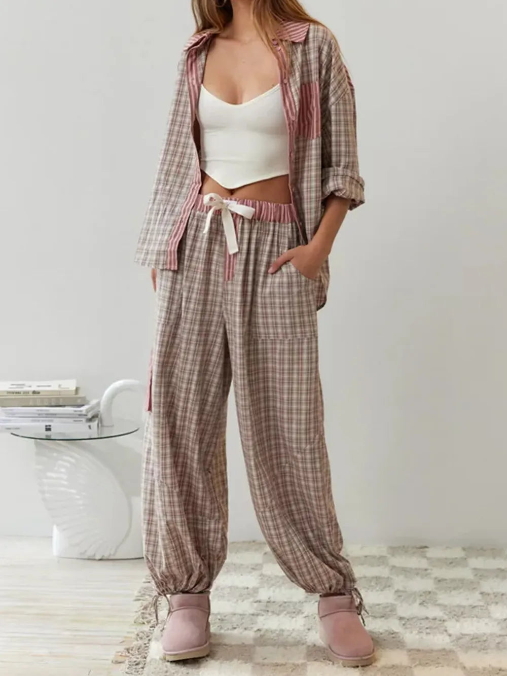 VIVIENNE | WOMEN'S PAJAMA SET WARM LONG SLEEVE 4