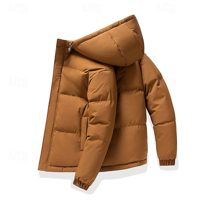 WHITAKER | MEN'S HOODED QUILTED DOWN PUFFER JACKET 10