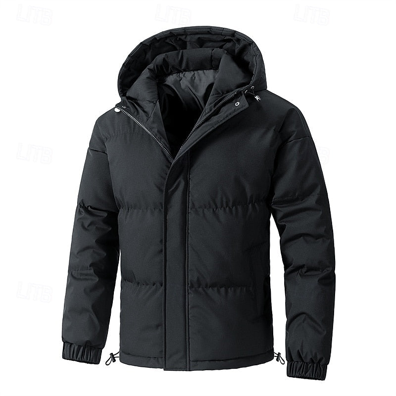 WHITAKER | MEN'S HOODED QUILTED DOWN PUFFER JACKET 2