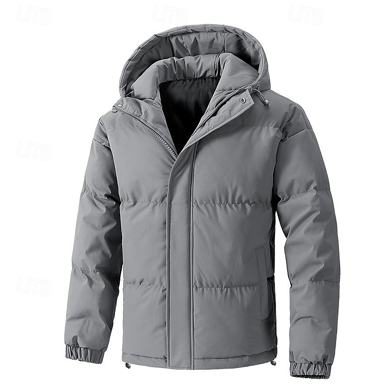 WHITAKER | MEN'S HOODED QUILTED DOWN PUFFER JACKET 3