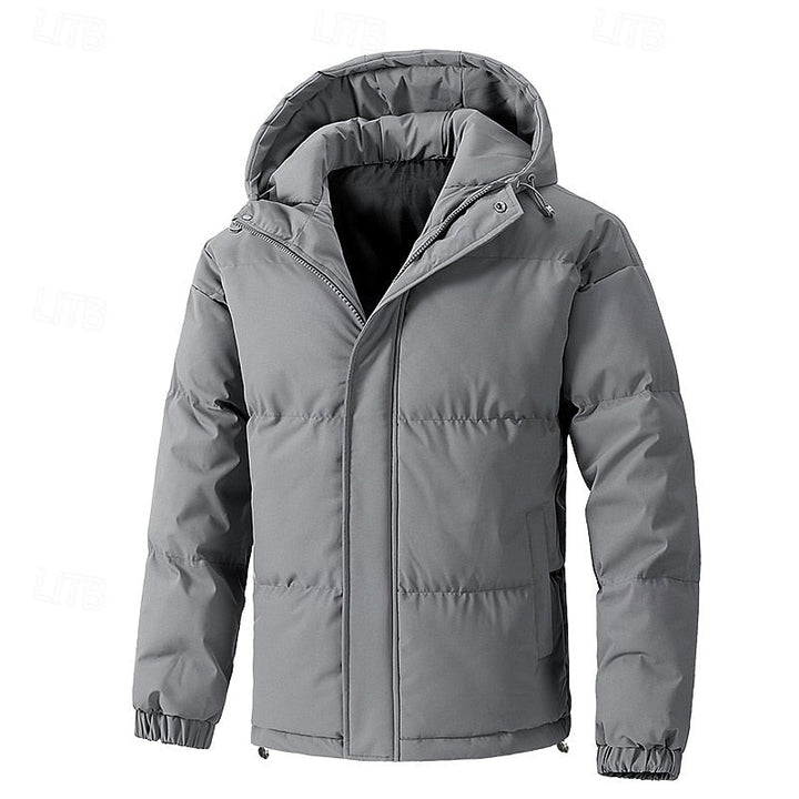WHITAKER | MEN'S HOODED QUILTED DOWN PUFFER JACKET 3