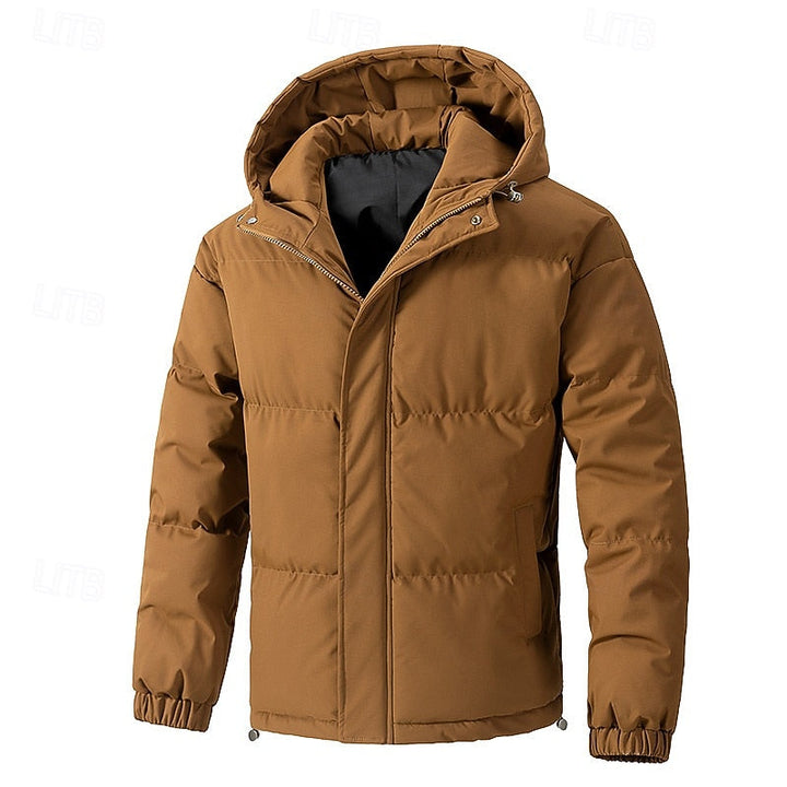 WHITAKER | MEN'S HOODED QUILTED DOWN PUFFER JACKET 5