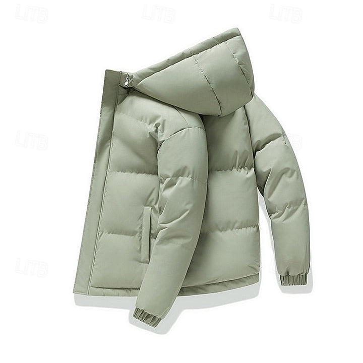 WHITAKER | MEN'S HOODED QUILTED DOWN PUFFER JACKET 6