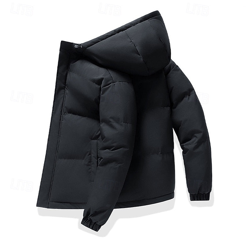 WHITAKER | MEN'S HOODED QUILTED DOWN PUFFER JACKET 7