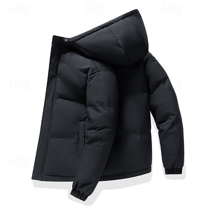 WHITAKER | MEN'S HOODED QUILTED DOWN PUFFER JACKET 7