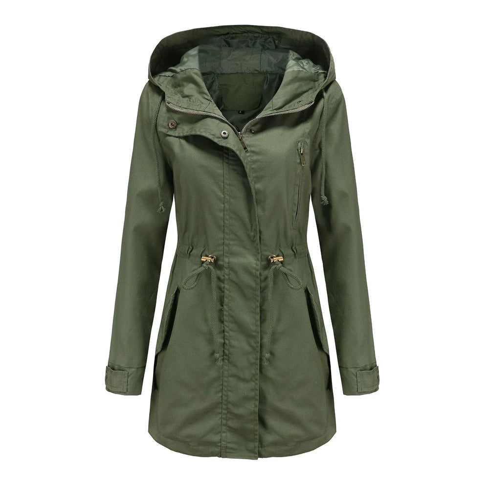 WILLA - DRAWCORD HOODED RAIN PARKA 2