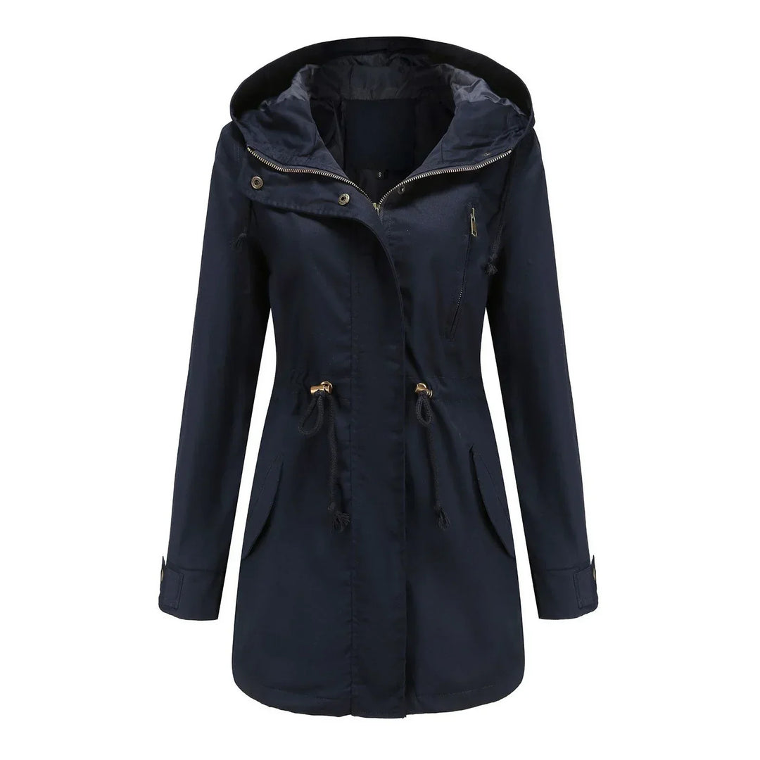 WILLA - DRAWCORD HOODED RAIN PARKA 3