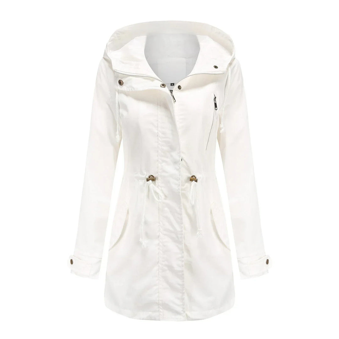 WILLA - DRAWCORD HOODED RAIN PARKA 4