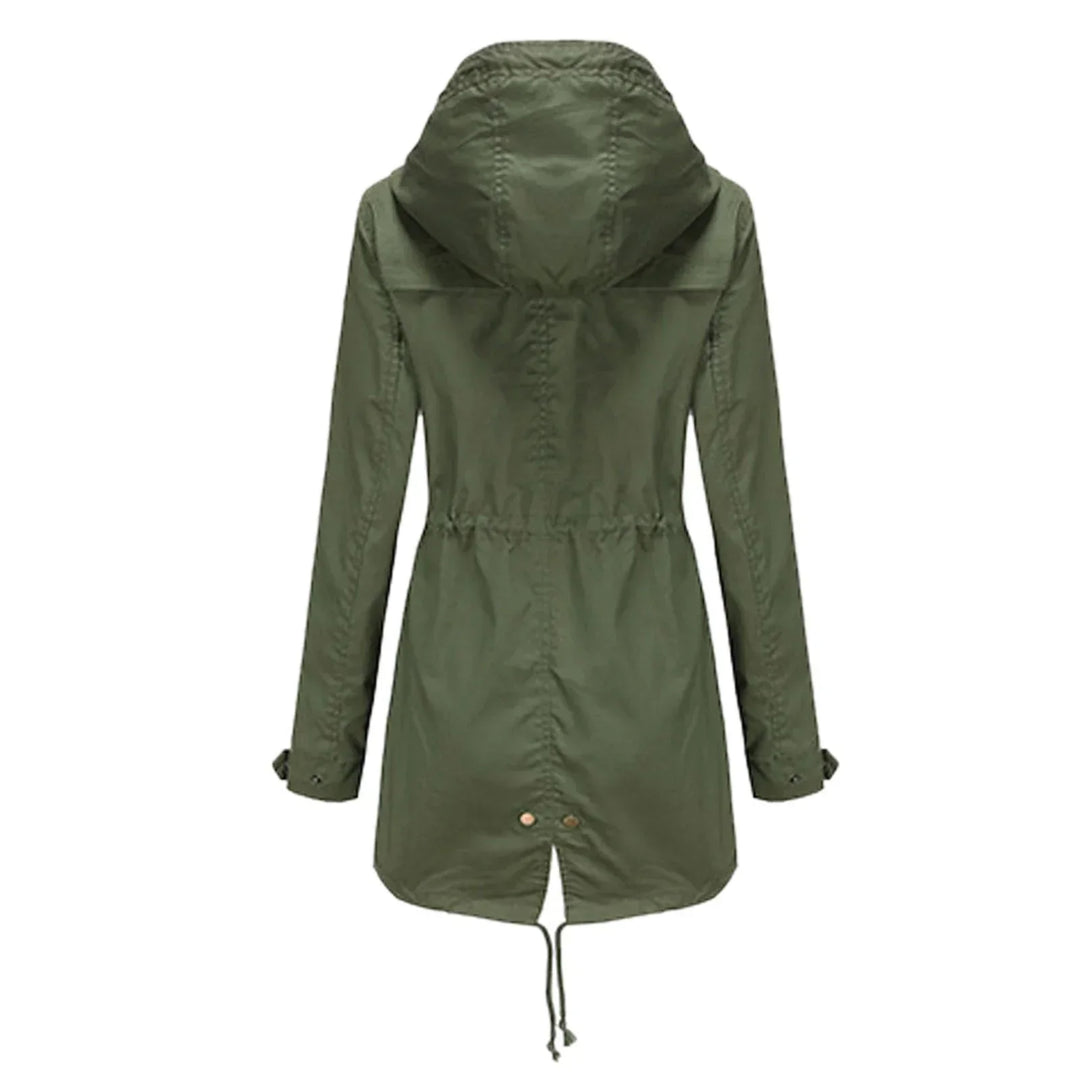 WILLA - DRAWCORD HOODED RAIN PARKA 5