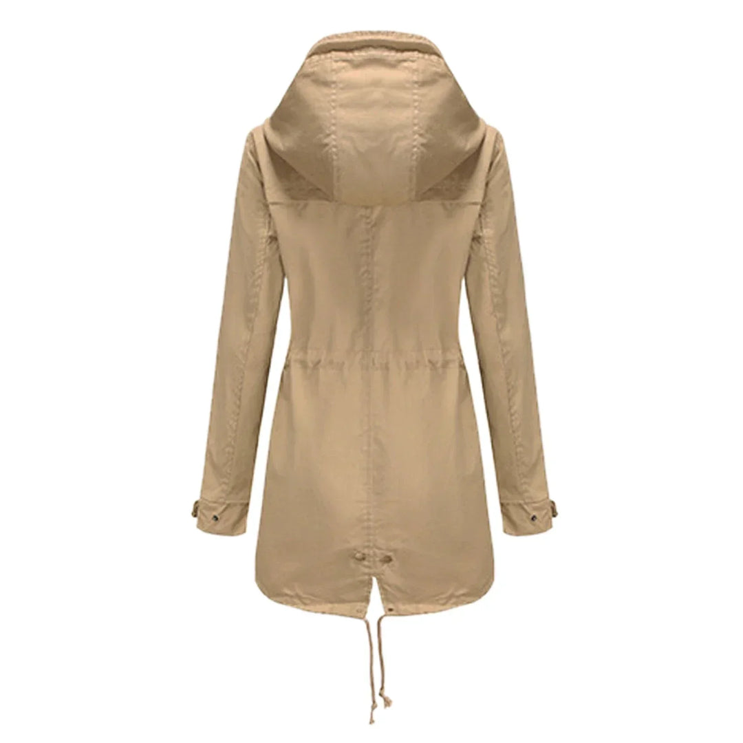 WILLA - DRAWCORD HOODED RAIN PARKA 6