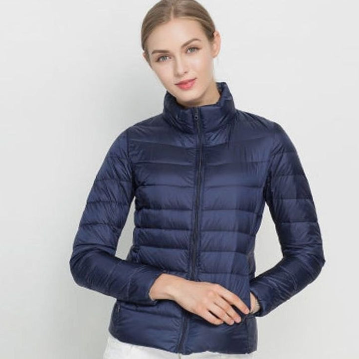 Women's Lightweight Puffer Jacket – Navy